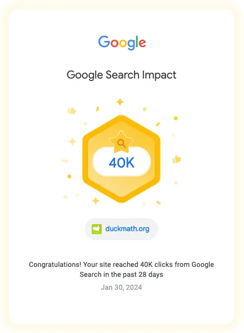 Google Search Award